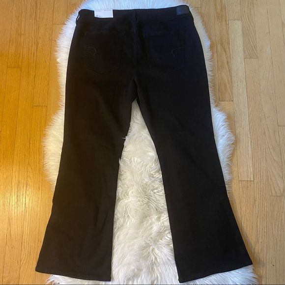 Women’s American Eagle Black Kickboot Jean 18S - Picture 6 of 8